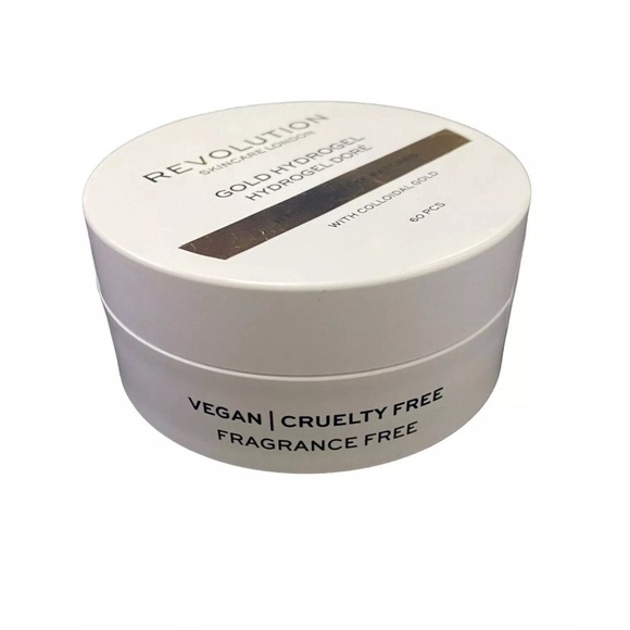 2 Pack Revolution Skincare London Gold Hydrogel Hydrating Eye Patches 60 Pcs NEW - Picture 4 of 6